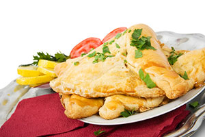 Эчпочмак с картофелем и мясом