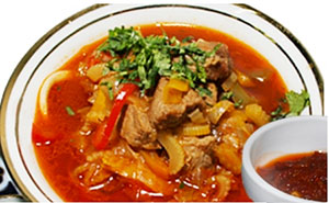 Суп Лагман - блюдо узбекской кухни
