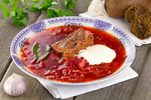 Борщ - блюдо украинской кухни