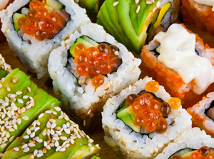 Вкусные суши - выбрать нелегко