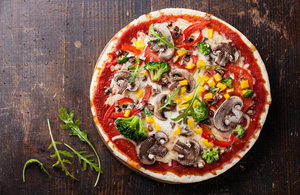 Цена вегетарианской пиццы - от 310 р в Мосгорпицце