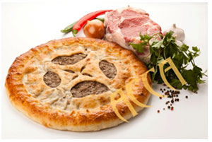 Пирог фирменный с рубленой говядиной и бараниной «Асса»