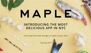 Стартап Maple доставит блюда за 15 минут
